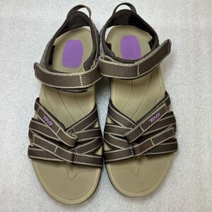 Teva Tirra Women's Brown Hiking Gorpore Strappy Sandals Granola Girl Sz 7